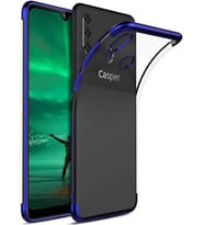 Casper Via F3 İnce Köşeleri Renkli Şeffaf Kaliteli Kılıf (Mavi)