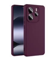 Xiaomi Redmi Note 14 5G Kılıf İçi Kadife Lansman Kapak (Koyu Mor)