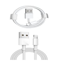 Iphone USB Şarj Kablosu Iphone Şarj Aleti Tüm Serilere Uyumlu 1 Metre (Beyaz)
