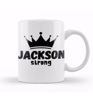 Jackson Name personalized Custom Vintage Retro Rainbow Design Gift Baby Gift For Him Kupa Bardak Porselen