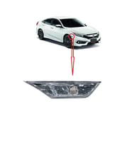 Honda Civic Fc5 Çamurluk Sinyali Sağ Beyaz 2016-2017-2018-2019-2020-2021