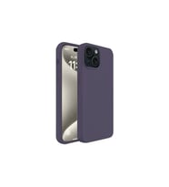 Apple iPhone 15 Kılıf First Silikon - Mürdüm