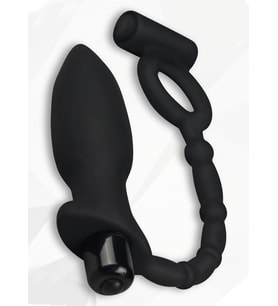 Hızlı Express 10 Titreşimli  Vibratör Penis Halkalı Plug Tıpa