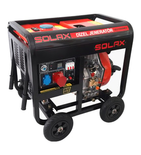 Solax SDJ10000ME3 8.7kVa 531cc 130kg Tekerli Marşlı Trifaze Dizel Jeneratör