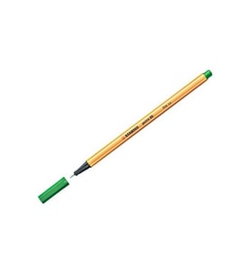Stabilo İnce Keçe Uçlu Kalem 88 Point 0.4 MM Yeşil 88/36 (10 Lu Paket) (Karışık)