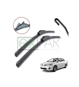 TOYOTA COROLLA ÖN CAM SİLECEK SÜPÜRGESİ TAKIMI 2007 - 2013 TOYOTA ÖN SİLECEK SAĞ SOL