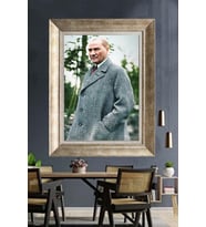 Gümüş Çerçeveli Atatürk Tablo za201