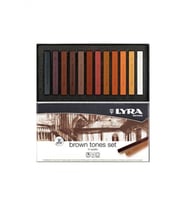 Lyra Toz Pastel Polycrayons 12 Lİ Kahverengi Tonlar 5641121