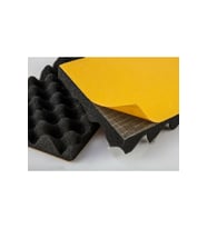 AKUSTİK YANMAZ BANTLI YUMURTA SÜNGERİ 100X100CM