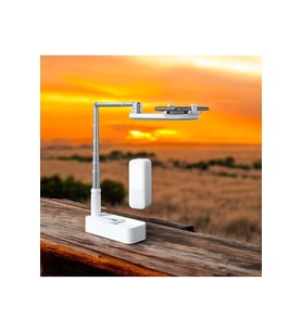 Çok Fonksiyonlu LED Işıklı 360° Döner Telefon Standı, Canlı Yayın Braketi