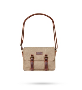 Design 01 Kanvas - Deri Unisex Postacı Çanta