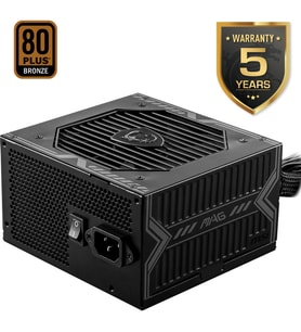 MSI MAG A650BN PCIE5 II 650W 80+ BRONZE ATX 3.1 PCIE 5.1 POWER SUPPLY