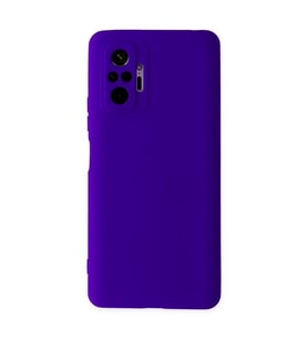 Xiaomi Redmi Note 10 Pro Kılıf Nano İçi Kadife Silikon - Mor