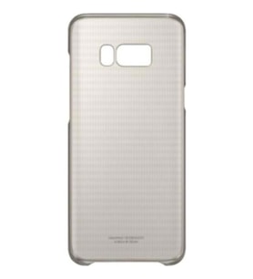 Galaxy S8+ ile Uyumlu Şeffaf Koruyucu Kılıf Altın EF-QG955CFEGWW