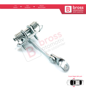 Citroen C3 MK1 MK2 2002-2016 9181N0 İçin Ön Sağ veya Sol Kapı Gergi Yayı
