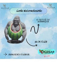Gorillo Watermellondrillo Tung Tung Sahur Karakteri 10 Cm Figür
