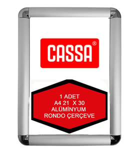 Rondo 21 x 30 cm A4 Alüminyum Açılır Çerçeve - 1 Adet