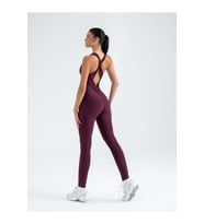 Kelebek Askılı Arkası Büzgülü ( Scrunch Butt ) Spor Tayt Tulum