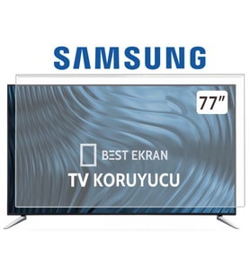 Samsung 77S85D Tv Ekran Koruyucu - Samsung 77" inç QE77S85DAEXTK Tv Koruyucu
