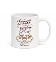 İsme Özel Lokanta Açılış Hediyesi Kupa Bardak Özel Tasarım