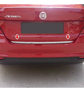 Fiat Egea Sedan Formlu Krom Bagaj Alt Çıta Paslanmaz Çelik