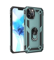 İphone 12 Kılıf Sofya Yüzüklü Kapak - Yeşil