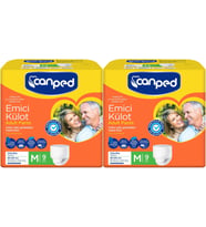Canped Emici Külot Hasta Bezi M-Orta 18 Adet (2PK*9)