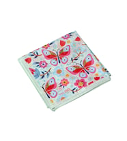 Valino Soft Pamuk Çocuk Desenli Eşarp 70x70 cm (Açık Pembe)