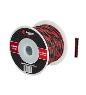 Reiss Audio RS-K6MM Kablo Çorabı 150 Metre 6mm (Kırmızı-Siyah)