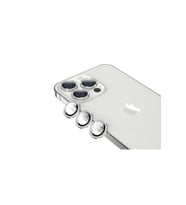 Apple iPhone 13 Pro Uyumlu Zore CL-06 Kamera Lens Koruyucu (Gümüş)