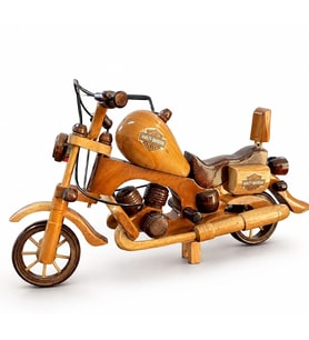 Dekoratif Ahşap Harley Motor No:1139