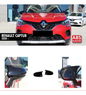 Renault Captur Batman Yarasa Ayna Kapağı Piona Black ABS 2020 ve üzeri