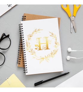 Baş Harfli Defter Kişiye Özel