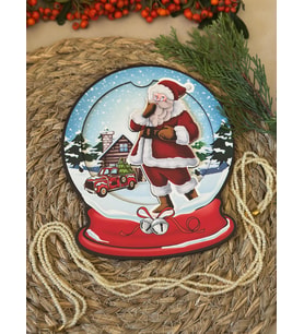 Yılbaşı Özel- Noel Baba Ahşap Dekoratif Pano (Karışık)