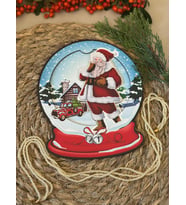 Yılbaşı Özel- Noel Baba Ahşap Dekoratif Pano (Karışık)