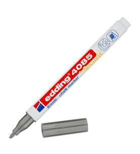 Edding E-4085 Cam Kalemi Gümüş