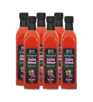 Minecal Üzüm Sirkesi 6x500 ml – %100 Katkısız Doğal  Şekersiz  Koruyucu Içermez