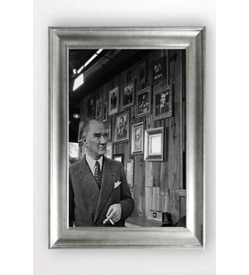 Gümüş Çerçeveli Atatürk Tablo cv721