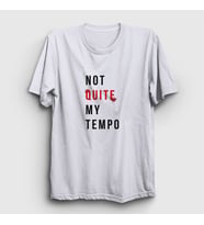 Presmono Unisex Beyaz Not Quite My Tempo Baterist Drummer Whiplash T-Shirt 443810tt (Beyaz)