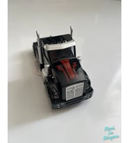 Metal Çek Bırak Tır Kafası Araba 13x5 Cm Siyah