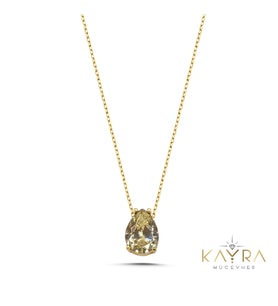 Topaz Altın Kolye AKM179