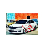 SKODA RAPİD AERO MARŞPİYEL TAKIM FİBERGLASS BOYASIZ