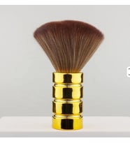 Berber Fırçası Boyun , Altın Saplı Salon Berber Boyun Fırçası Yüz Boyun Temizleme Için Yumuşak Naylon Saç Temizleme Fırçası Golt (Rose Gold Altın)