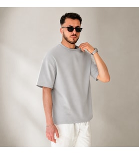 Düz Basic Oversıze Tshirt