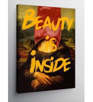 Kanvas Tablo Güzellik İçinde Monalisa