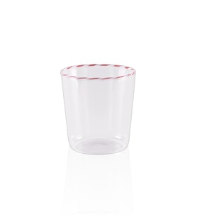 The Mia Simple Su Bardağı Pembe 300 ml (Şeffaf)