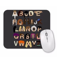 Harry Potter Alphabet Mouse Pad