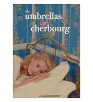 Cherbourg'un Şemsiyeleri Tablo Ahşap Poster Dekoratif
