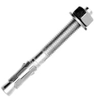 KONG FIX 12mm Ankraj Çelik Bolt Vidası – AISI 316 Paslanmaz Çelik 814129000KK (Gümüş)