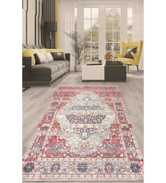 Dijital Kaymaz Taban Yıkanabilir Modern Renkli Salon Halısı Mutfak Halısı Yolluk ND-HT-1494 (Çok Renkli)